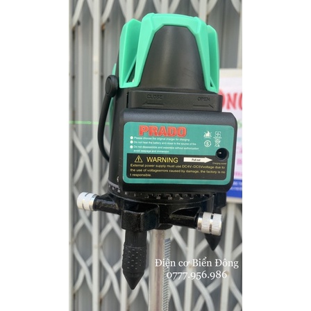 MÁY CÂN NƯỚC BẰNG TIA LASER PRADO THÁI LAN 5 TIA XANH nút cảm ứng.