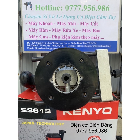 Máy Phay Gỗ KENYO S3613 12mm máy soi mộng gỗ, phay gỗ, tạo rãnh