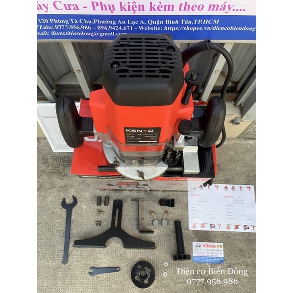 Máy Phay Gỗ KENYO S3613 12mm máy soi mộng gỗ, phay gỗ, tạo rãnh