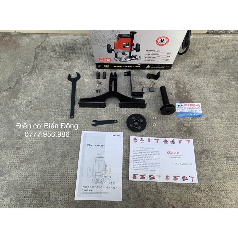 Máy Phay Gỗ KENYO S3613 12mm máy soi mộng gỗ, phay gỗ, tạo rãnh