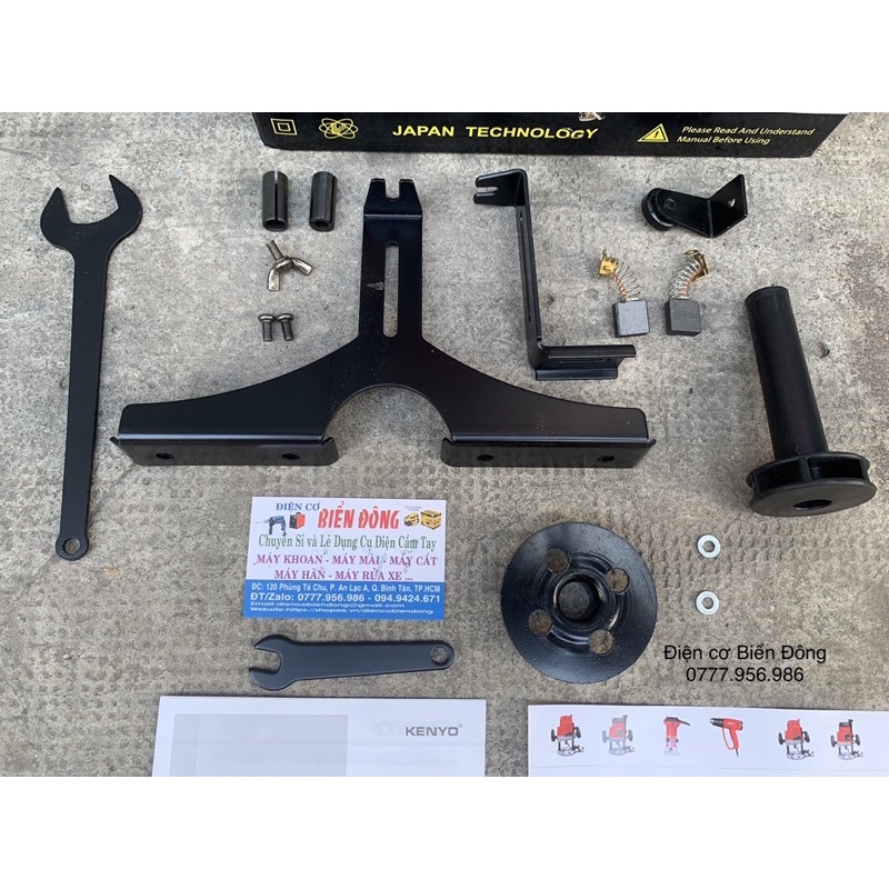 Máy Phay Gỗ KENYO S3613 12mm máy soi mộng gỗ, phay gỗ, tạo rãnh