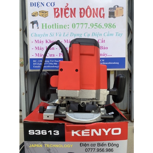 Máy Phay Gỗ KENYO S3613 12mm máy soi mộng gỗ, phay gỗ, tạo rãnh