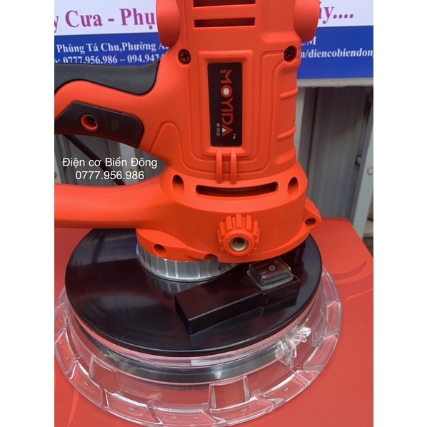 Máy chà nhám tường MOYIDA 1250W 180mm dùng để làm mịn tường thô trước khi sơn