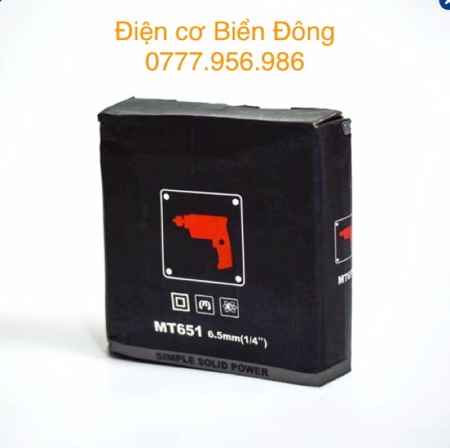 Máy khoan Maktec 6,5 ly MALAYSIA khoan sắt , gỗ tôn, bắt vít Tặng mũi khoan