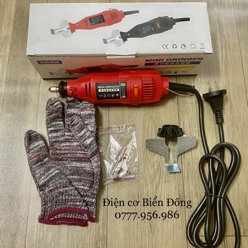 Máy mài khuôn MINI GRINDER 5 cấp độ nhanh chậm mài, khoan, cắt, điêu khắc, làm lũa gỗ, đánh bóng,chà nhám