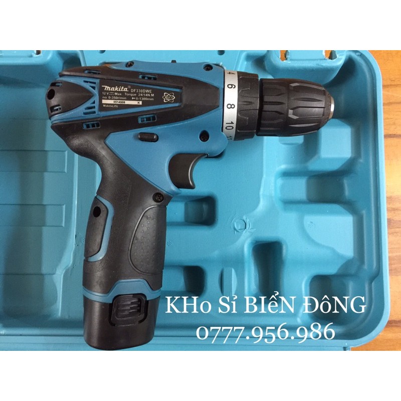 MÁY KHOAN PIN MAKITA 330DWE khoan gỗ, kim loại ,vặn vít
