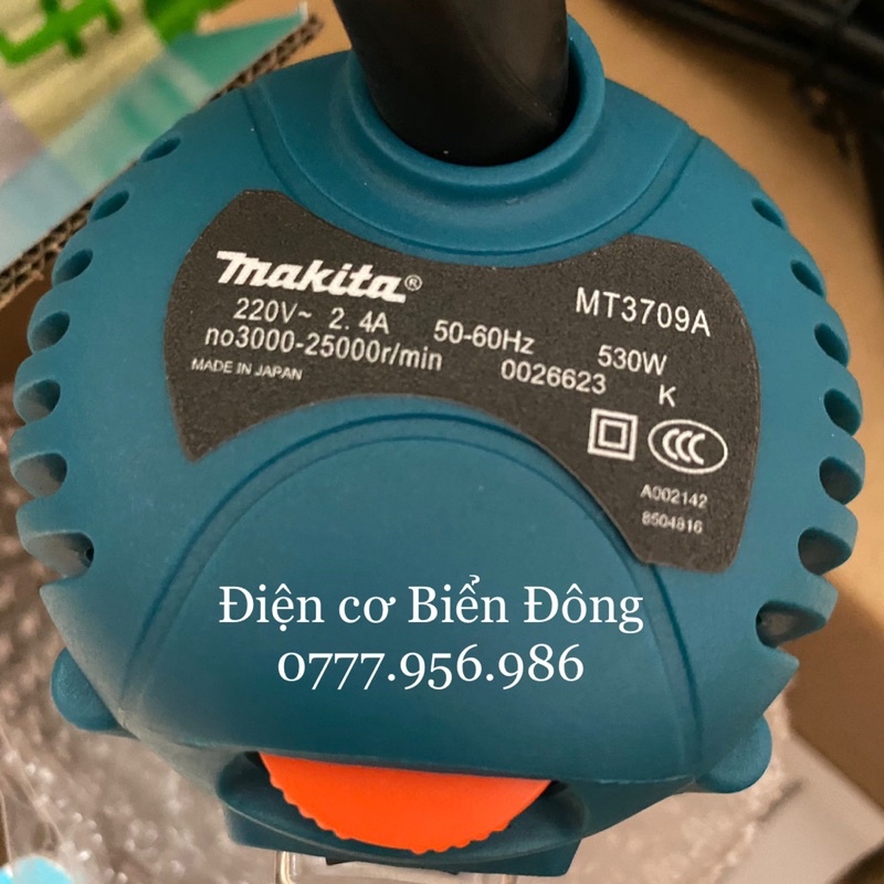 Máy Phay Gỗ Makita 6mm RT3709 có điều tốc THÁI LAN với thích hợp soi mộng gỗ, phay gỗ, tạo rãnh
