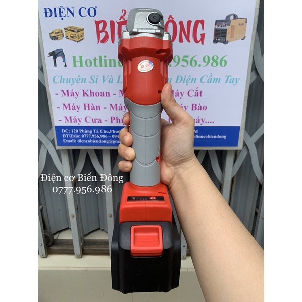 Máy Mài Góc - Máy Cắt Dùng Pin DH THAILAND 118VF 15 Cell - TỪ TÍNH, KHÔNG CHỔI THAN