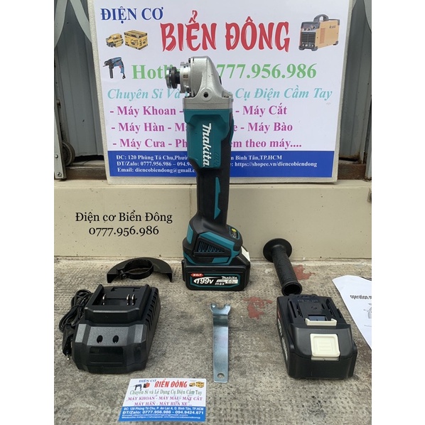 Máy Mài Góc Máy Cắt Dùng Pin MAKTIA 199V - TỪ TÍNH, KHÔNG CHỔI THAN