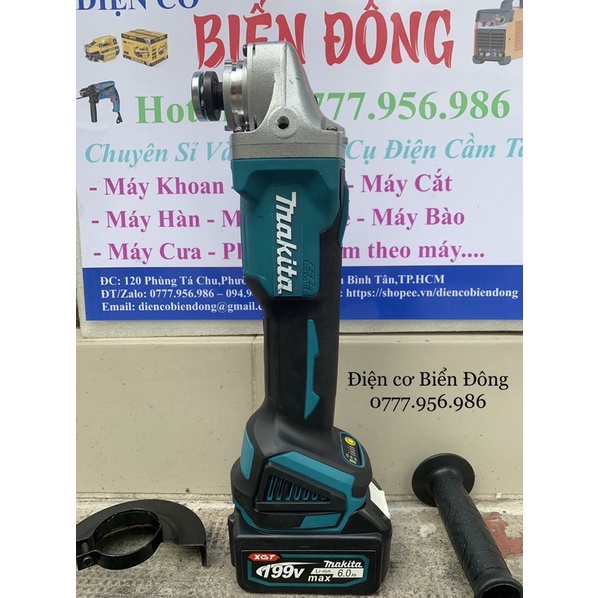 Máy Mài Góc Máy Cắt Dùng Pin MAKTIA 199V - TỪ TÍNH, KHÔNG CHỔI THAN