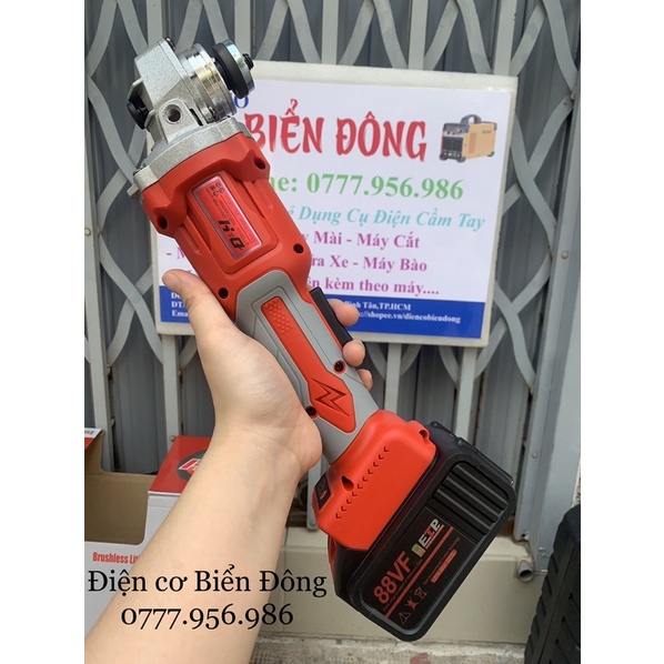 Máy Mài Góc - Máy Cắt Dùng Pin DH THAILAND 88VF - TỪ TÍNH, KHÔNG CHỔI THAN