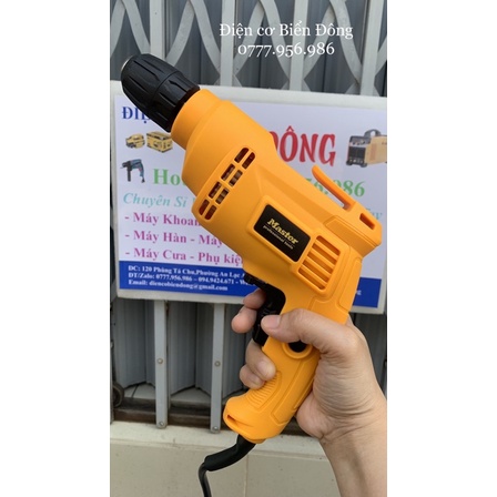 Máy khoan bắt vít Master 10-06 10 ly khoan gỗ tường bắt vít mẫu vàng đen mới nhất