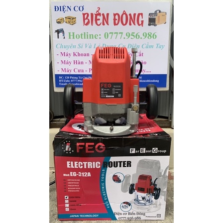 Máy Phay Gỗ FEG EG-312A 12mm máy soi mộng gỗ, phay gỗ, tạo rãnh