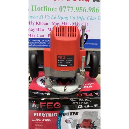 Máy Phay Gỗ FEG EG-312A 12mm máy soi mộng gỗ, phay gỗ, tạo rãnh