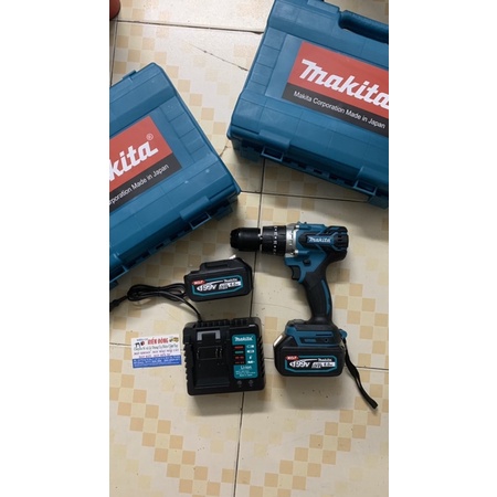 MÁY KHOAN PIN MKT KHÔNG CHỔI THAN PIN 199V 10 cell pin MÔ TƠ TỪ CÓ BÚA 3 CHỨC NĂNG