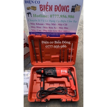 Tặng bộ mũi gài khoan và đục 200k Máy khoan Bêtông PANDA PA 2-26 DRE hộp lớn 3 chức năng khoan bê tông
