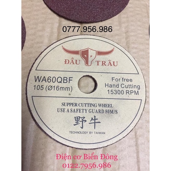 Đĩa cắt sắt đầu 🐃 hàng cao cấp loại 1 dùng cho máy mài cắt 100mm