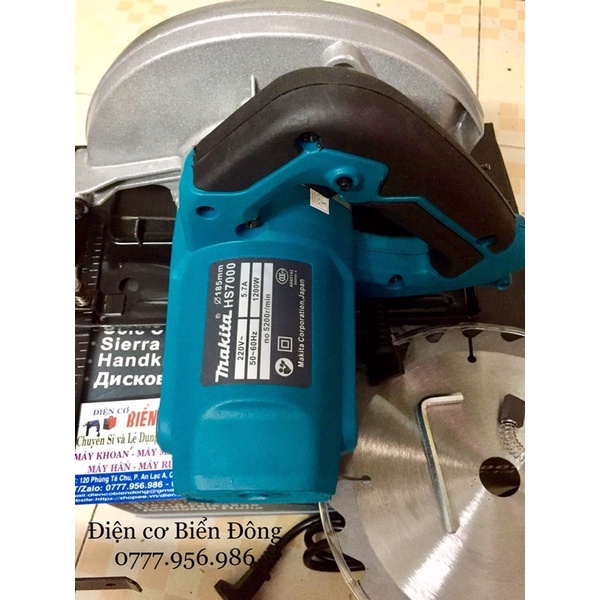 Máy cưa gỗ Máy cưa dĩa MKT HS 7000-185mmvới công suất 1200W mạnh mẽ