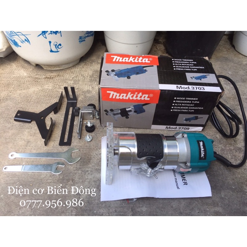 Máy Phay Gỗ MKT 6mm RT3709 máy soi hàng THÁI LAN nhỏ gọn,soi mộng gỗ, phay gỗ, tạo rãnh