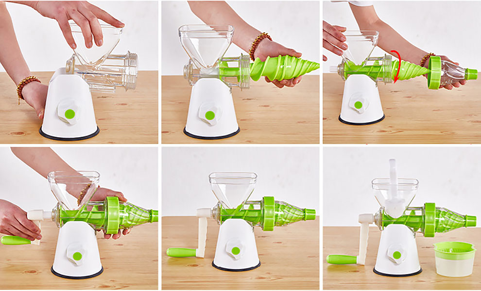 Máy ép trái cây bằng tay Xinda GY01 nhựa ABS.