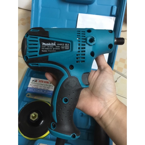 Máy đánh bóng ôtô MKT GV6010 M14 đĩa 150mm 600w đánh bóng bề mặt ôtô, gỗ, gương,mỹ nghệ
