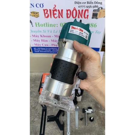Máy Phay Gỗ Makita 6mm RT3709 máy soi THÁI LAN thiết kế nhỏ gọn soi mộng gỗ, phay gỗ, tạo rãnh