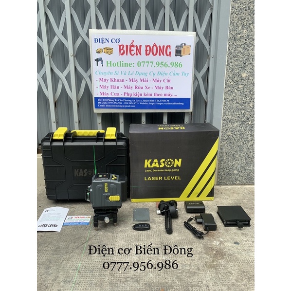 MÁY CÂN BẰNG LASER_12 TIA XANH KASON SIÊU NÉT