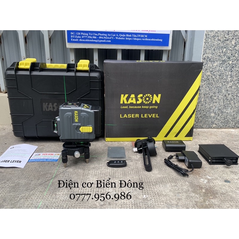 MÁY CÂN BẰNG LASER_12 TIA XANH KASON SIÊU NÉT