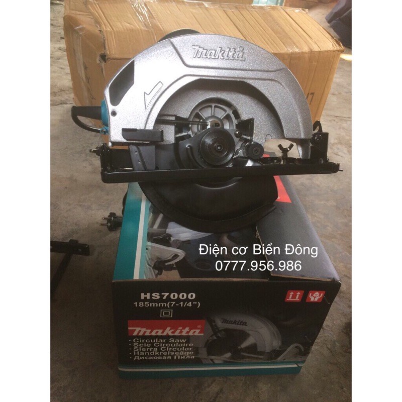 Máy cưa dĩa MKT HS 7000-185mmvới công suất 1200W mạnh mẽ