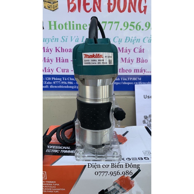 Máy Phay Gỗ MKT 6mm RT3709 máy soi THÁI LAN thiết kế nhỏ gọn soi mộng gỗ, phay gỗ, tạo rãnh