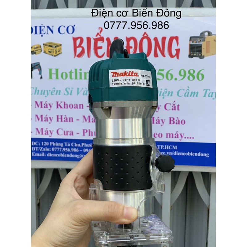 Máy Phay Gỗ MKT 6mm RT3709 máy soi THÁI LAN thiết kế nhỏ gọn soi mộng gỗ, phay gỗ, tạo rãnh