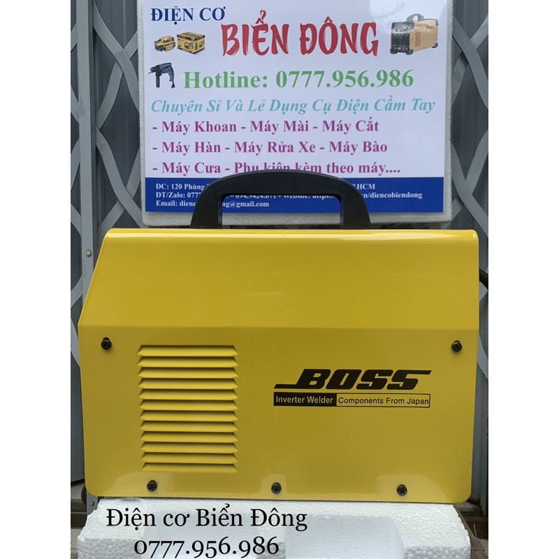 Máy hàn điện tử Tặng Bó 20 que Máy Hàn điện tử BOSS ZX7-200G INVERTER model mới cao cấp