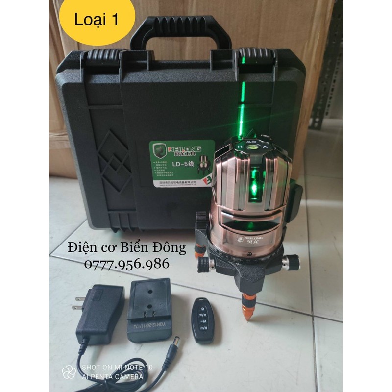 Máy 5 tia lazer MÁY CÂN BẰNG TIA LASER CHÍNH HÃNG BELONG THÁI LAN 5 TIA XANH có promote điều khiếu từ xa