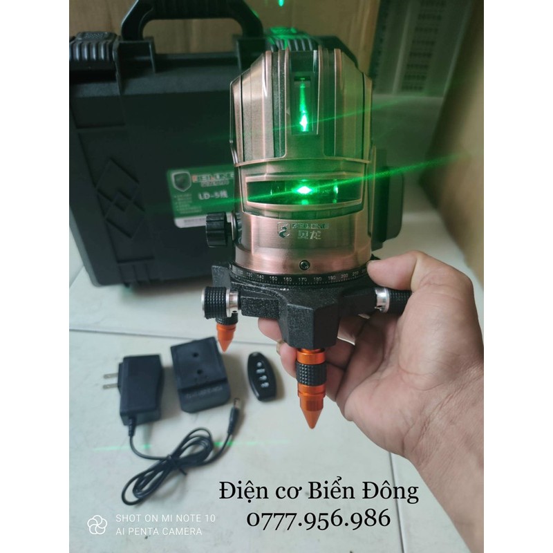 Máy 5 tia lazer MÁY CÂN BẰNG TIA LASER CHÍNH HÃNG BELONG THÁI LAN 5 TIA XANH có promote điều khiếu từ xa