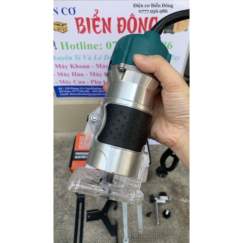 Máy Phay Gỗ MAKTIA 6mm RT3709 máy soi THÁI LAN thiết kế nhỏ gọn soi mộng gỗ, phay gỗ, tạo rãnh