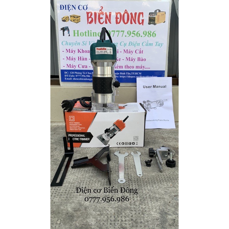 Máy Phay Gỗ MAKTIA 6mm RT3709 máy soi THÁI LAN thiết kế nhỏ gọn soi mộng gỗ, phay gỗ, tạo rãnh