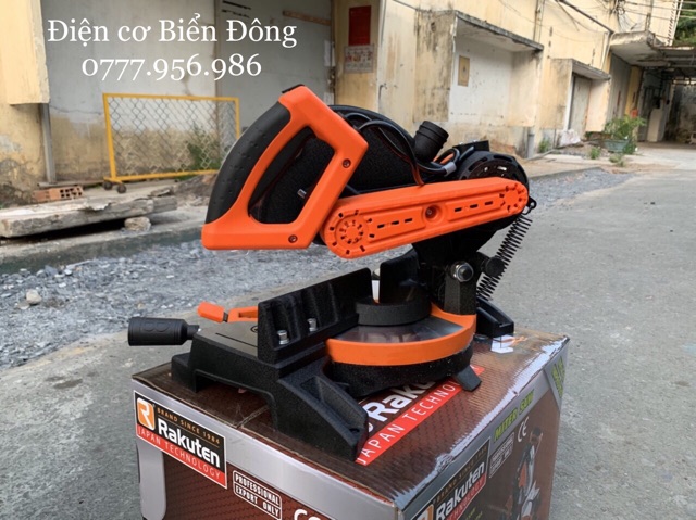 Máy cắt nhôm RAKUTEN cắt xoay 45 độ đĩa cắt 255mm 1850W