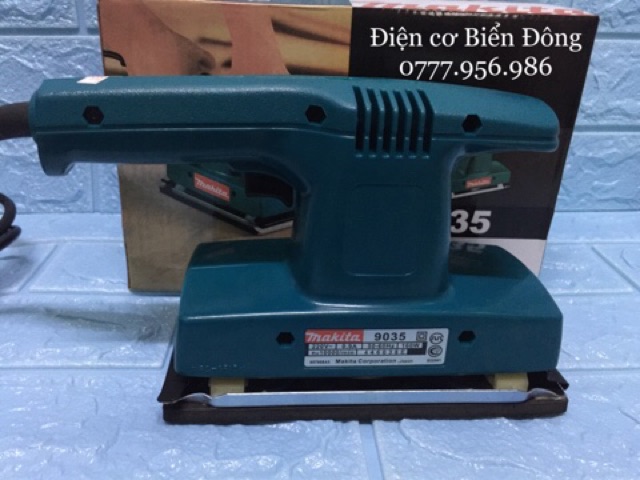 Máy chà nhám chữ nhật MAKITA 9035 đánh bật tối ưu các bề mặt nhám làm bóng mịn