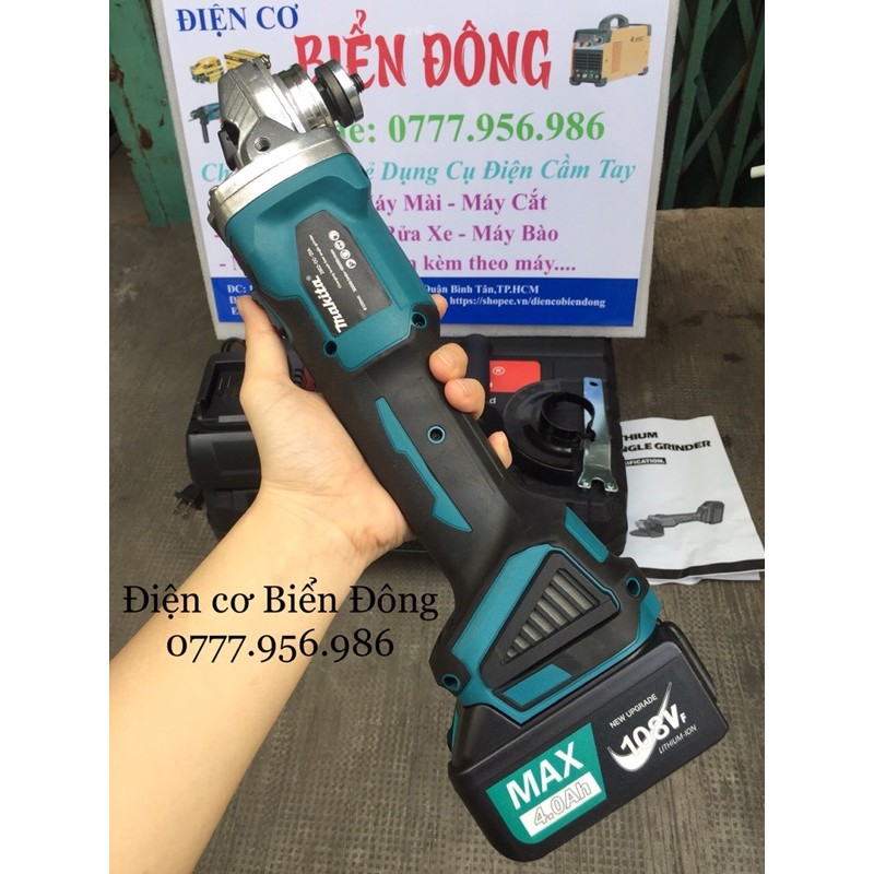 Máy Mài Góc Máy Cắt Dùng Pin MAKTIA 108VF - TỪ TÍNH, KHÔNG CHỔI THAN