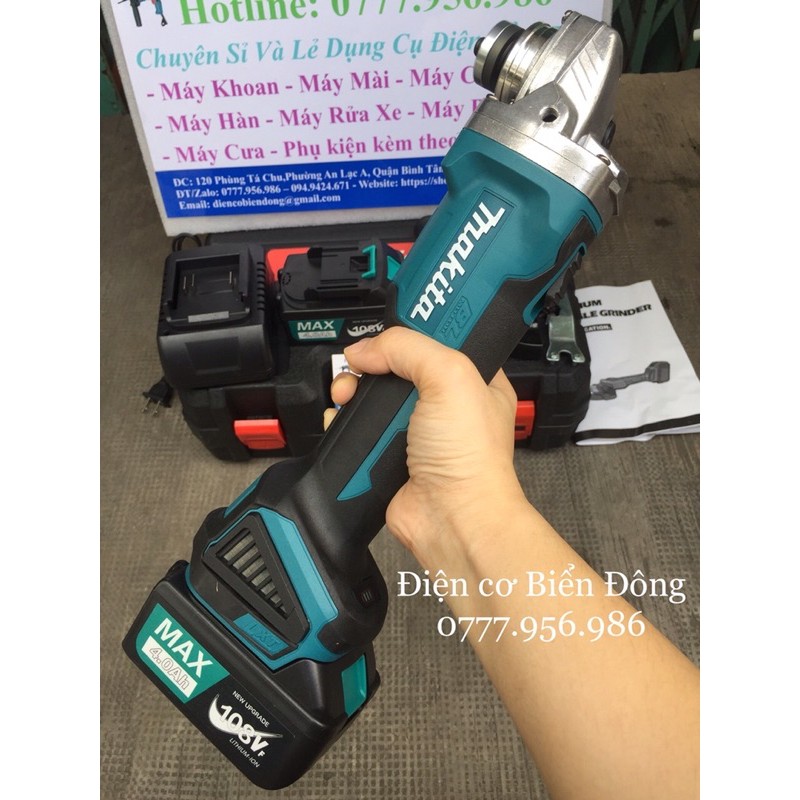 Máy Mài Góc Máy Cắt Dùng Pin MAKTIA 108VF - TỪ TÍNH, KHÔNG CHỔI THAN