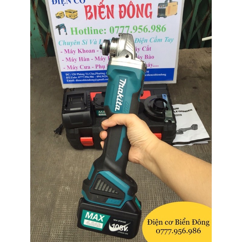 Máy Mài Góc  Máy Cắt Dùng Pin MAKTIA 108VF - TỪ TÍNH, KHÔNG CHỔI THAN