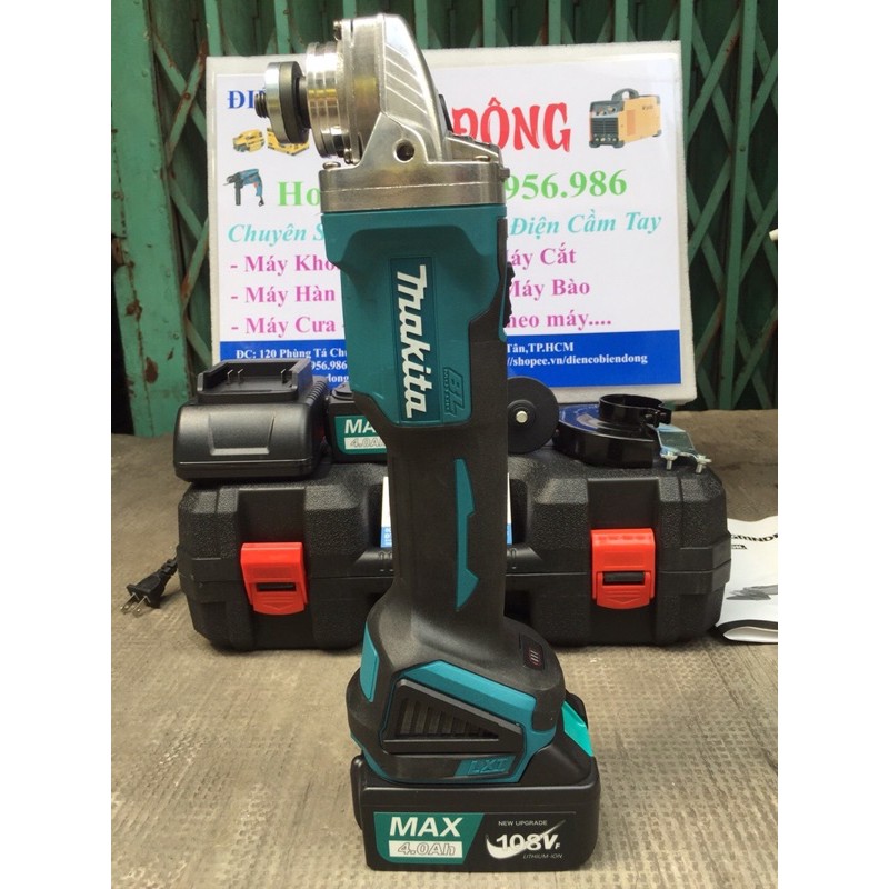 Máy Mài Góc Máy Cắt Dùng Pin MAKTIA 108VF - TỪ TÍNH, KHÔNG CHỔI THAN