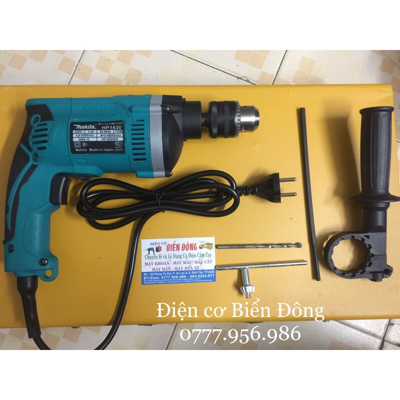 MÁY KHOAN BÊ TÔNG 13 LY MAKITA NEW khoan sắt, tường, gỗ, tôn, bắn vít,Tặng mũi khoan 35k