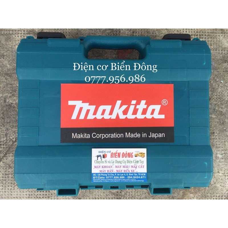MÁY KHOAN PIN MAKITA KHÔNG CHỔI THAN PIN 128V 10 cell pin MÔ TƠ TỪ CÓ BÚA 3 CHỨC NĂNG