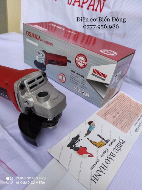 MÁY MÀI 1 TẤC Tặng đĩa mài 29k MÁY MÀI 1 TẤC KYOTO ĐUÔI DÀI 850W mài và cắt sắt tường gỗ tôn
