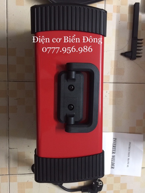 Máy Hàn điện tử Tặng Bó 20 que Hàn que chấm boong 4 ly Máy Hàn điện tử HASAKA MMA-250S đỏ có INVETER model