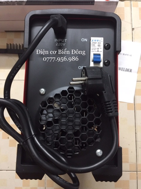Máy Hàn điện tử Tặng Bó 20 que Hàn que chấm boong 4 ly Máy Hàn điện tử HASAKA MMA-250S đỏ có INVETER model