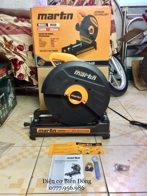 Tặng đĩa cắt 355mm Máy cắt sắt chính hãng MARTIN MT355 đĩa 355mm 2400W