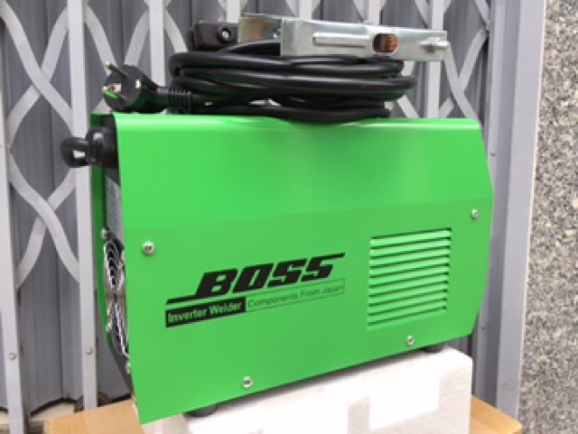 Máy hàn điện tử Tặng Bó 20 que Máy Hàn điện tử BOSS ZX7-200G INVERTER xanh lá model mới cao cấp