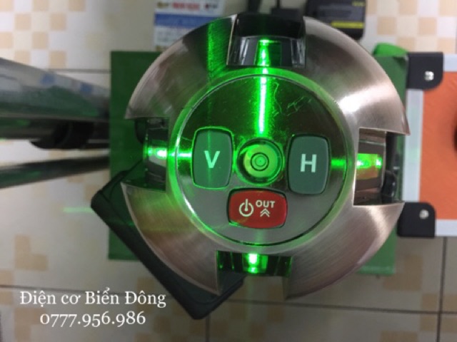 MÁY CÂN BẰNG TIA LASER CHÍNH HÃNG BELONG THÁI LAN 5 TIA XANH có promote điều khiếu từ xa